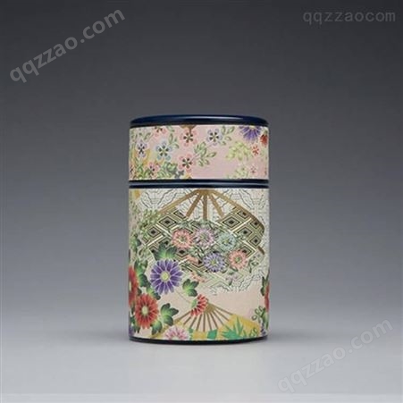 日系和风茶叶罐 家用迷你陶瓷密封罐 随身便携创意小号茶仓干货罐