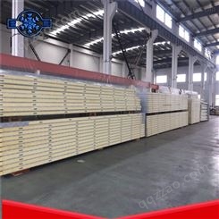 聚氨酯夹芯板生产厂家_100mm 150mm 200mm厚压花铝板