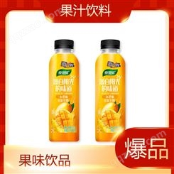 芒果果汁饮品500ml益生菌发酵果汁饮料商超渠道