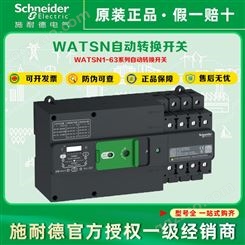 Schneider万高WATSN系列PC级自动转换开关WATSNA-100/3P 100A 630