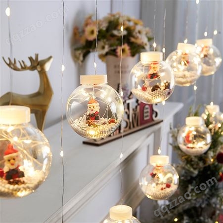 圣诞节装饰品挂件许愿球灯场景房间布置圣诞树元旦春节过年装饰灯