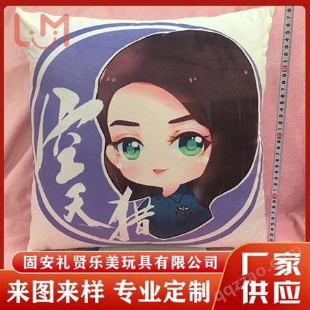 北京员工福利 生日礼品抱枕订做  乐美毛绒玩具定制厂家