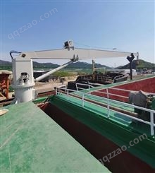 港口码头吊机 液压式起重船吊 全液压折臂式船用起重机