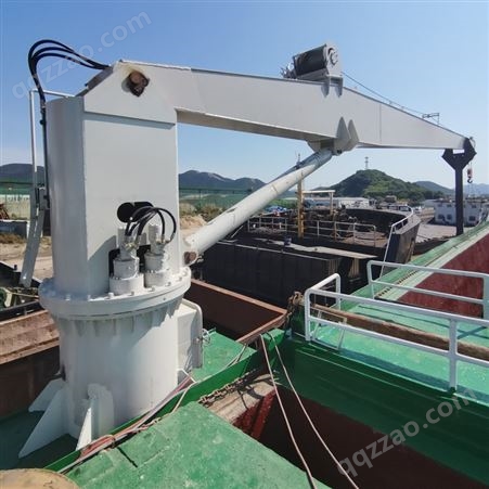 祥昇机械 50米伸缩式克令吊 动力强劲 用于渔船上吊装