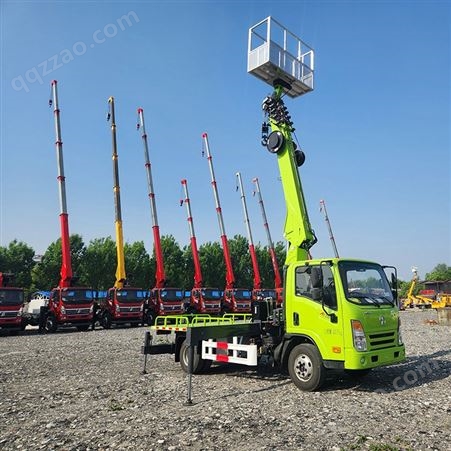 广泛用于设备安装 13米高空作业车 车载式登高车 祥昇