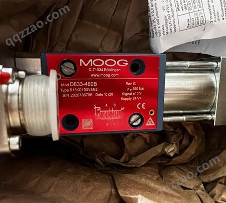 美国MOOG伺服阀D633-460B穆格液压阀代理现货
