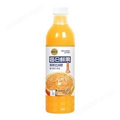鲜点子每日鲜果鲜榨巴西橙复合果汁饮品1.25L