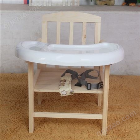 波比木业 分体式儿童餐椅 可折叠便携宝宝儿童组合式餐桌椅