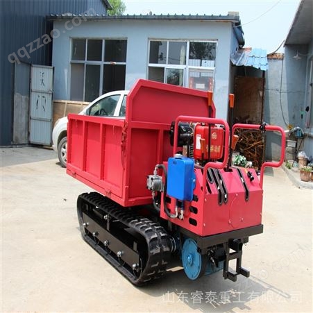 RT-140睿泰定制各种吨位运输车 矿山工地履带爬山虎 液压式自卸车