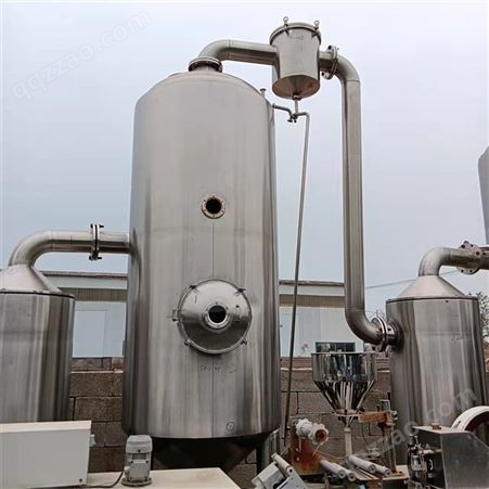 二手不锈钢浓缩降膜三效蒸发器 304材质500升提取设备 可回收