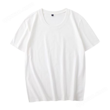 定制定做广告衫250g日系重磅宽松纯棉短袖t恤男潮无缝白色体恤打
