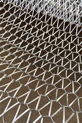 铝板网格片天花吊顶铝拉网菱形孔金属装饰铝板网幕墙拉伸网