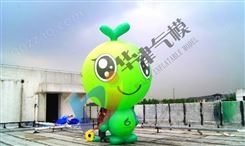 华津气模生产定做2米高充气吉祥物销售气模人充气气模