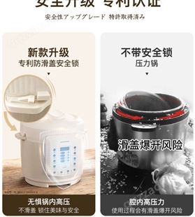 日本amadana电压力锅家用高压锅小型全自动电饭煲多功能3L5L