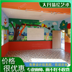 幼儿园墙绘创意 免费看现场免费出彩绘设计效果图