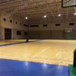 胜滨体育制造 二代共挤塑木 排球馆木地板 耐磨耐压
