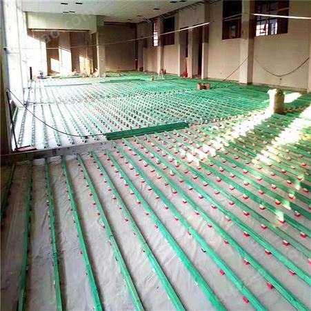 胜滨体育供应 生态科技木 体育运动木地板 装饰效果好