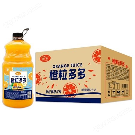 通飞 果粒果味饮料厂家 橙汁芒果汁蜜桃汁 多种口味 整箱批发