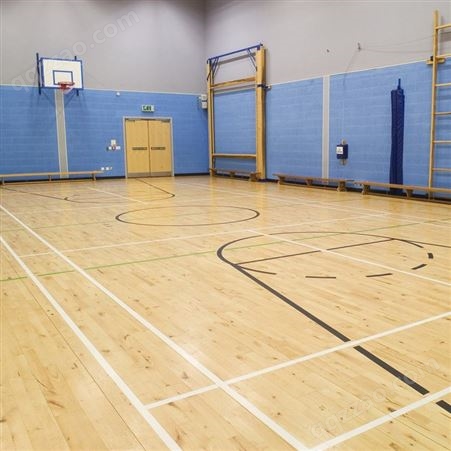隆胜 运动木地板 健身房篮球馆体育馆枫木实木地板