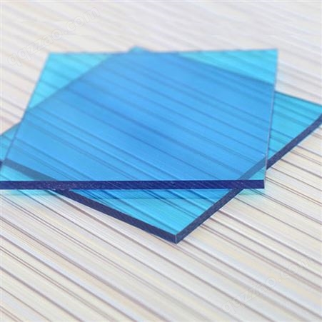 沈阳丹东兄弟-pc透明蓝色耐力板3mm聚碳酸脂板 雨棚耐力板