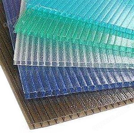 阳光板6-16mm加UV防紫外阻燃隔热保温多层PC中空板