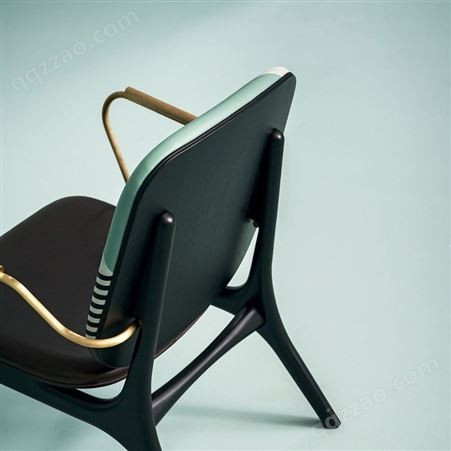 意式轻奢设计师款沙发椅Baxter意大利现代磨砂真皮客厅休闲单人椅