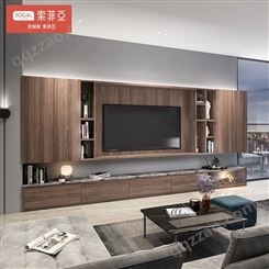 索菲亚免费设计电电视柜 创意整体电视柜现代客厅柜子可定制