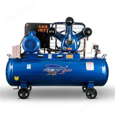 W-0.9/8风豹空压机 W-0.9/8 小型工业活塞空气压缩机 皮带传动气泵生产
