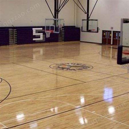 定制篮球场运动木地板鑫康体材料丰富价格