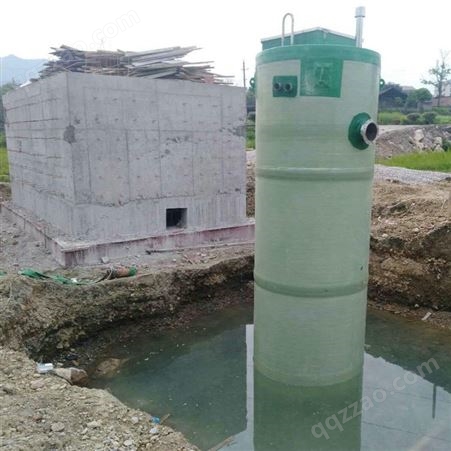 玻璃钢污水处理设备 地埋式一体化泵站定做 支持定制
