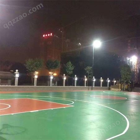 南宁宾阳篮球场灯杆安装距离LED高杆灯节能环保