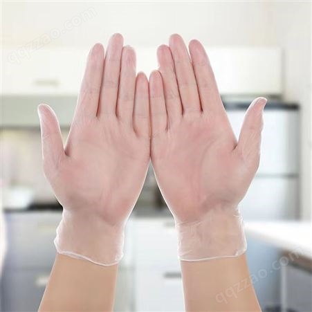 广西南宁厂家直发一次性PVC手套劳保家用清洁检查护理手套50双批
