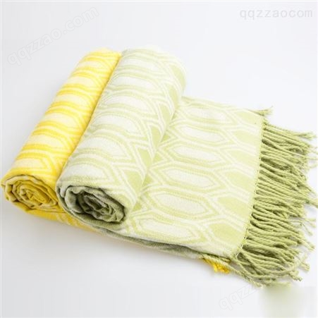 毯子 四季通用披肩腈纶毯 家居午睡空调盖毯 厂家供应