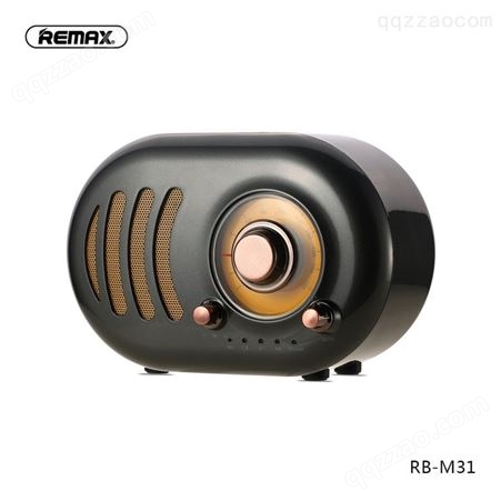 Remax睿量 金属复古无线蓝牙音箱RB-M31 大音量音响迷你便携 户外立体声3d环绕家用 车载小型高音质大功率低音炮