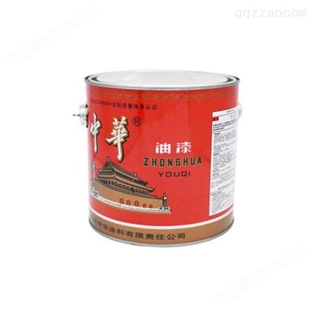 中华醇酸调和漆3.7L(4桶/件)云南昆明防锈漆金属漆彩钢瓦油漆