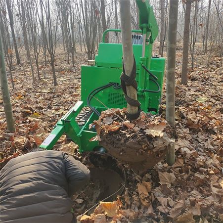 出售大型液压挖树机 土球式树苗移栽 履带式快速移动栽树机